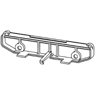 Weidmüller - Profiel voor opbouw elektronica behuizing - AP 100 BK 1057540000 9995166